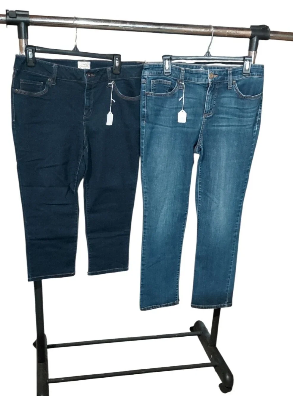 Women's St John's Bay Duo  Denum Jeans Size 10. Details Shown Below